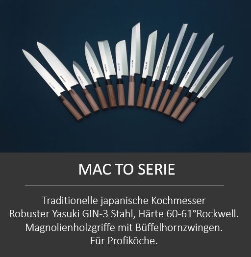 MAC Messer TO-Serie, traditionelle japanische Kochmesser