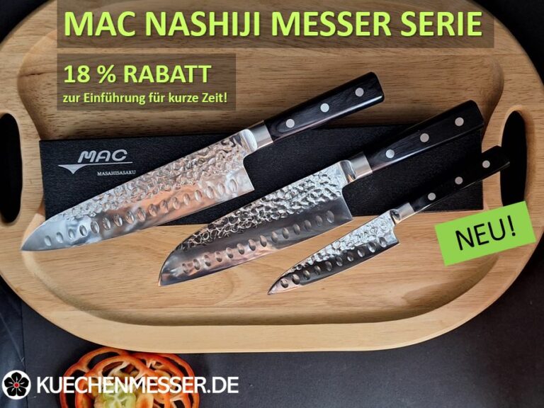 MAC Nashiji Küchenmesser Serie Japan Slider