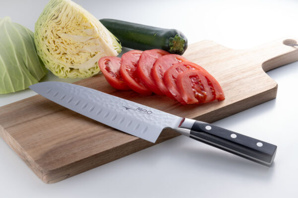 HP-SK-175 MAC Santoku Messer Nashiji 17 cm