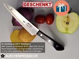 MAC Superior Schälmesser geschenkt