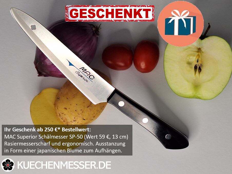 MAC Superior Schälmesser geschenkt