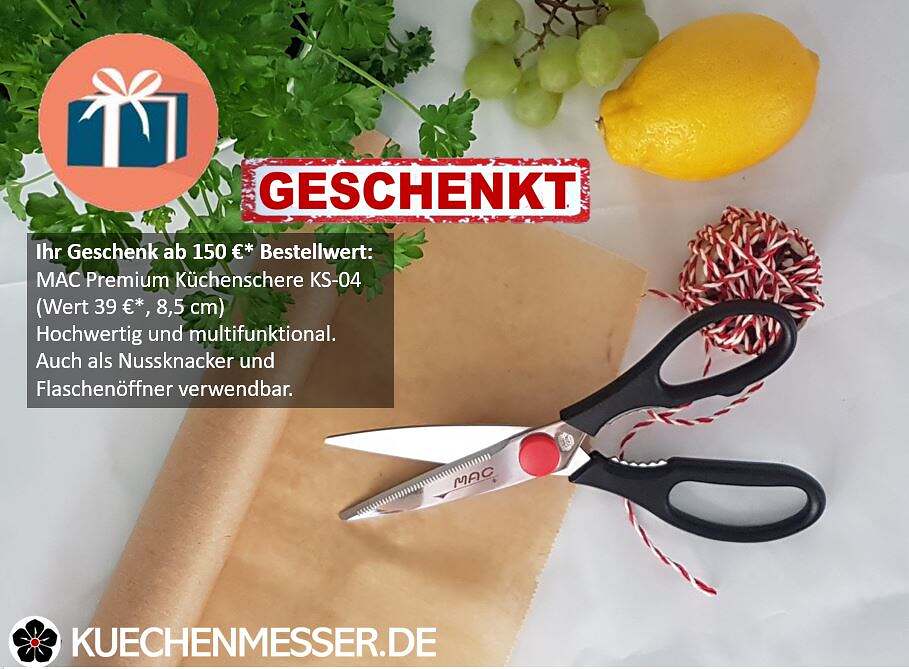 MAC Küchenschere KS-04 Geschenk