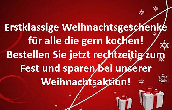 Weihnachtsgeschenke Weihnachtsaktion Kochmesser