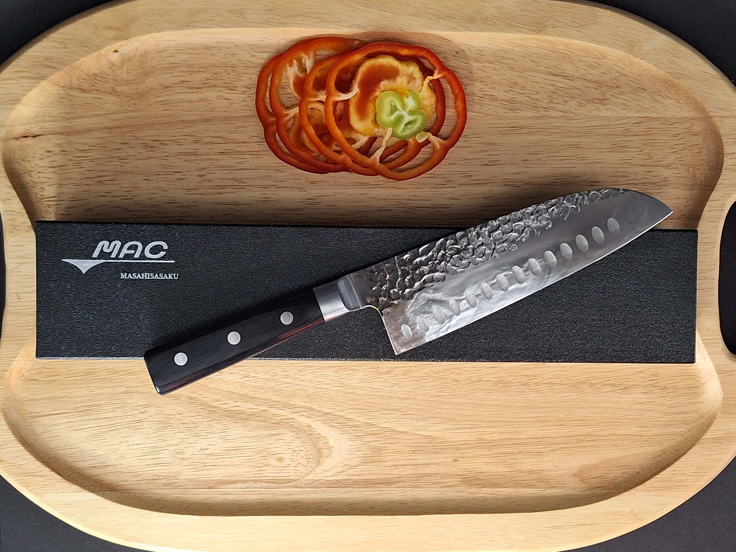 MAC Nashiji Santoku Messer Japan